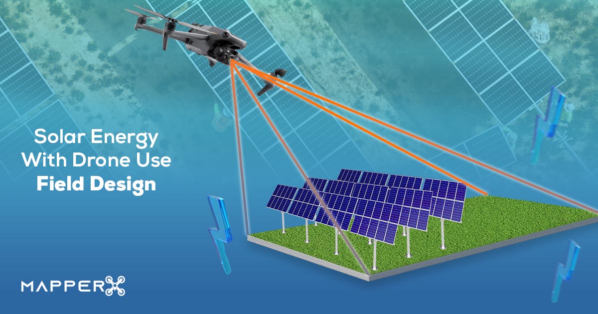 Felddesign mit Drohneneinsatz in der Solarenergie 1 Solar Power System Accuracy