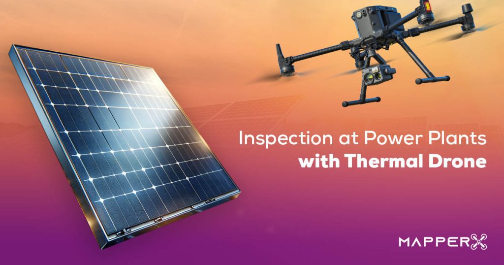 Inspection at Power Plants with Thermal Drone 4