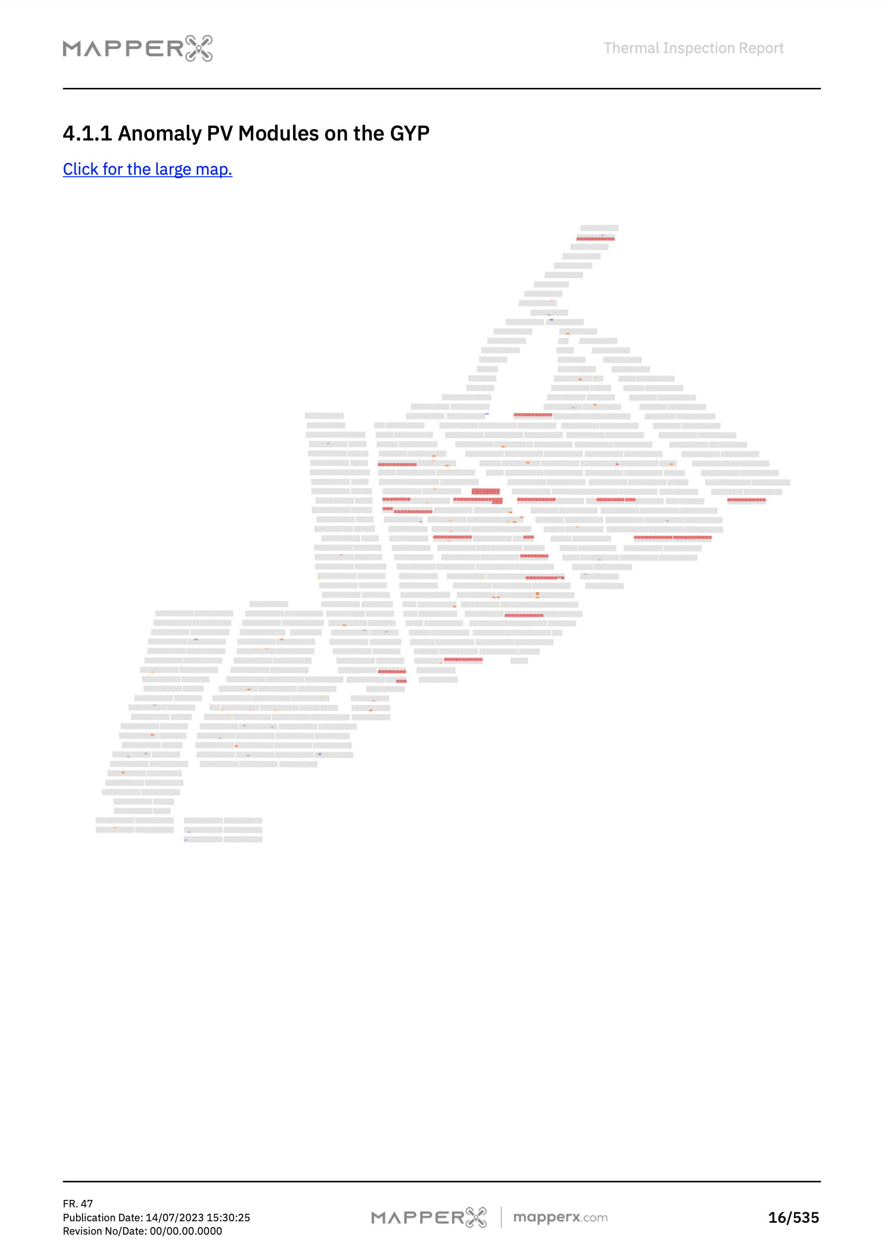 Anomaly Classification Map