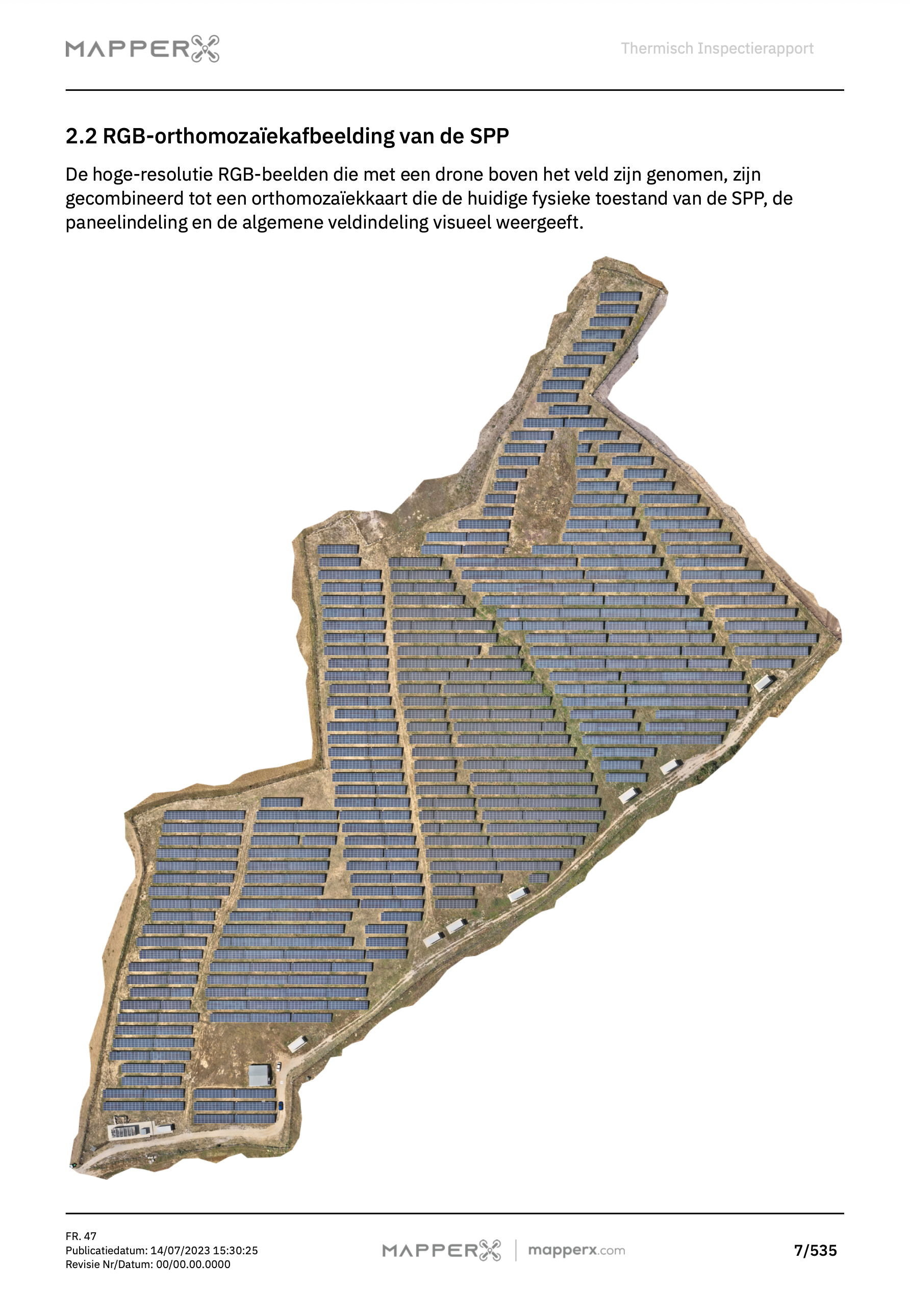 Direct Rapport 16 Pagina 1 – MapperX Rapportvoorbeeld